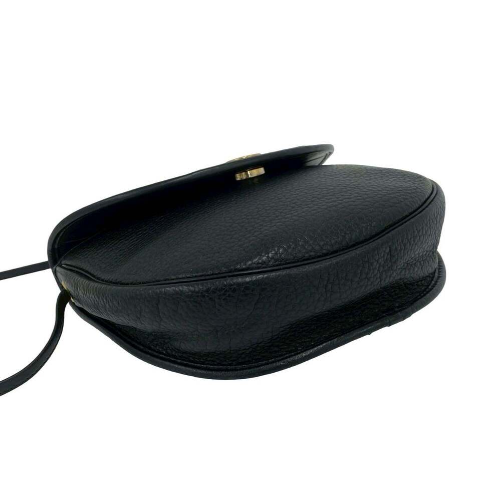 CHRISTIAN DIOR Vintage Black Leather Shoulder Bag - Picture 7 of 9